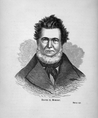 David G. Burnett, uit Texas History Scrapbook door American School